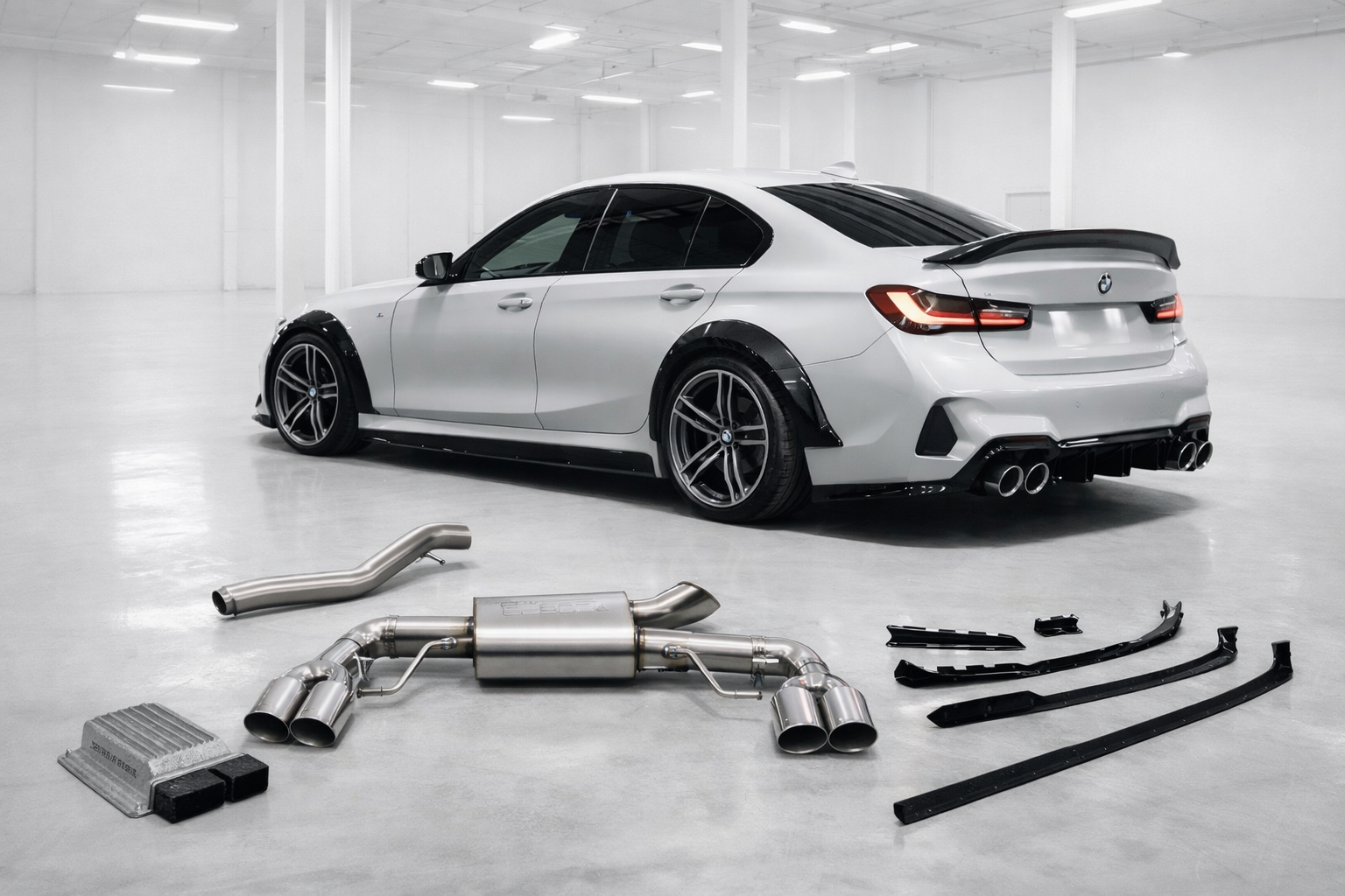 BMW 3 Series wide body fender kit